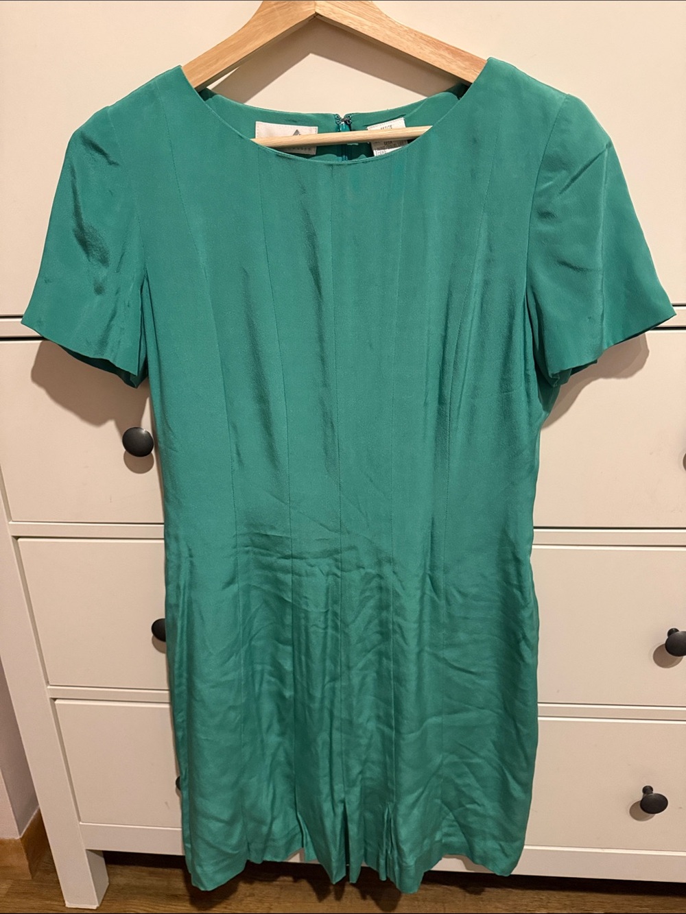 Vintage Liz Claiborne 100% Silk Petite Dress